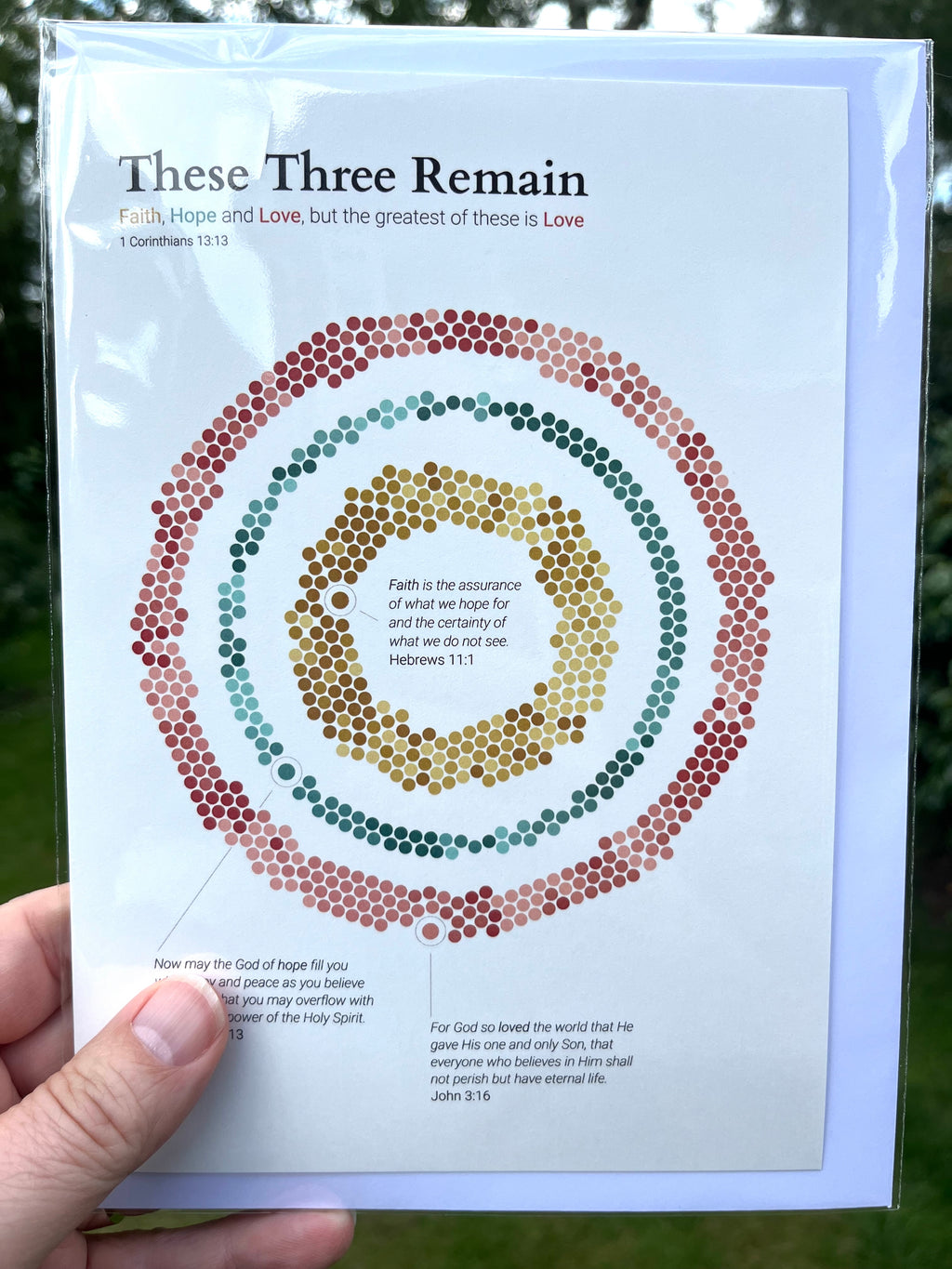 These 3 Remain: Greetings Cards: Faith, Hope and Love across the Bible