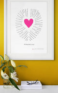 Healing Heart of Jesus Wall Art, Giclée Print with Healing Bible Verses, Christian Gift