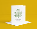 Fig Leaf Christian Greetings Card: Jesus Sees You, John 1:48 Bible verse
