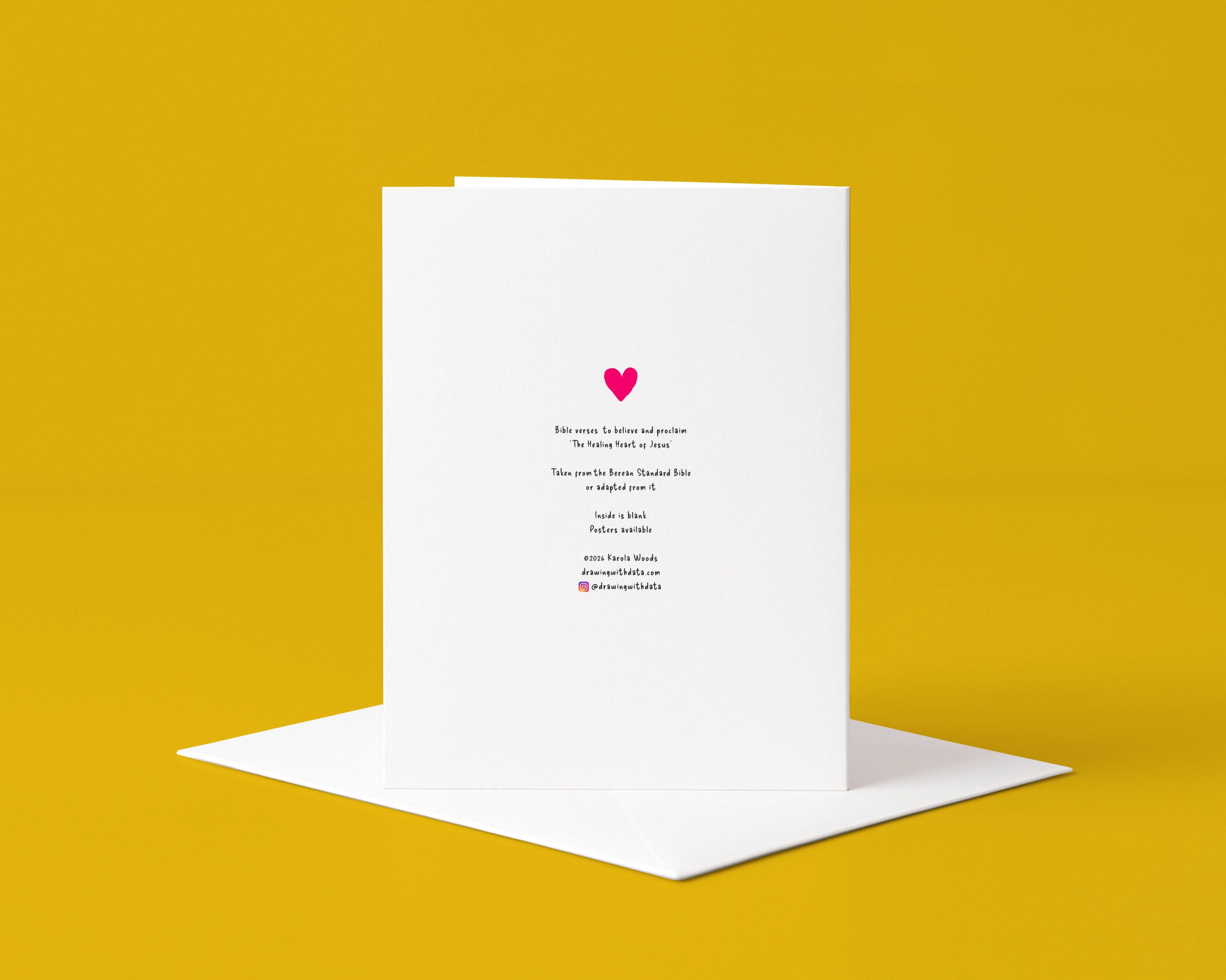 Healing Heart of Jesus: Greetings Cards with Healing Bible Verses